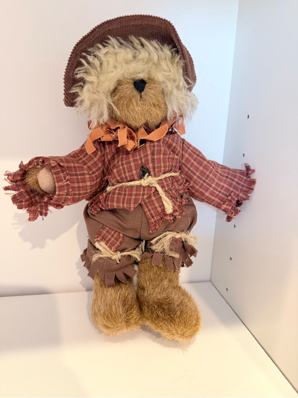 Boyds Bears Scarecrow Wizard of Oz Plush Teddy Bear 8”